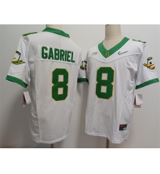 Men Oregon Ducks 8 Dillon Gabriel White 2024 F U S E Stitched Jersey Men Oregon Ducks 8 Dillon Gabriel White 2024 F U S E Stitched Jersey