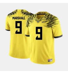 Men Oregon Ducks Byron Marshall College Football Yellow Jersey