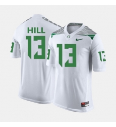 Men Oregon Ducks Troyhill College Football White Jersey