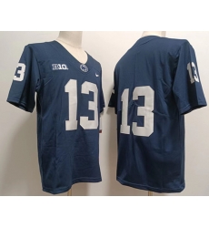 Men Penn State Nittany Lions #13 Kaytron Allen Navy Blue College Football Jersey No Name