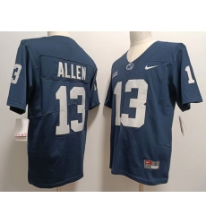 Men Penn State Nittany Lions #13 Kaytron Allen Navy Blue College Football Jersey