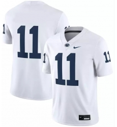 Nike Men's Penn State Nittany Lions  #11 White No Name Jersey