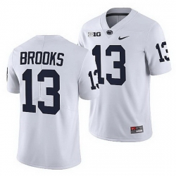 penn state nittany lions ellis brooks white college football men jersey