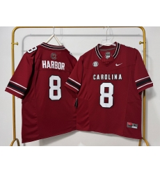 Men South Carolina Gamecocks 8 Nyck Harbor Red F U S E Stitched Jersey