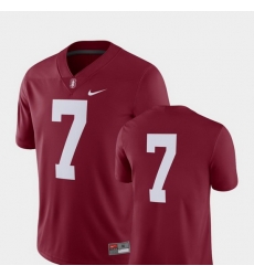 Men Stanford Cardinal 7 Cardinal College Football 2018 Game Jersey