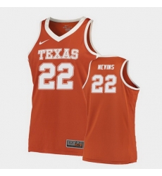 Texas Longhorns Blake Nevins Orange Road Men'S Jersey