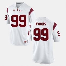 Men Usc Trojans Antwaun Woods Pac 12 Game White Jersey