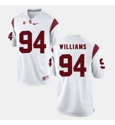 Men Usc Trojans Leonard Williams Pac 12 Game White Jersey