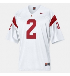 Men Usc Trojans Robert Woods College Football White Jersey