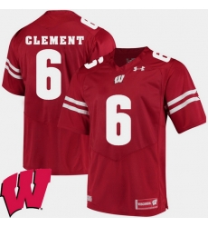 Men Wisconsin Badgers Corey Clement Red Alumni Football Game Ncaa 2018 Jersey