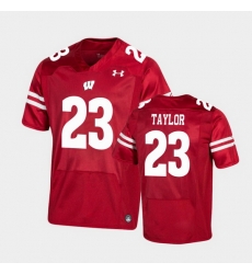 Men Wisconsin Badgers Jonathan Taylor Premier Red Football Jersey