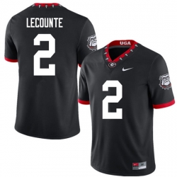 2020 Men #2 Richard LeCounte Georgia Bulldogs Mascot 100th Anniversary College Football Jerseys Sale