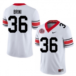 2020 Men #36 Latavious Brini Georgia Bulldogs 1980 National Champions 40th Anniversary College Footb