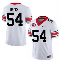 2020 Men #54 Cade Brock Georgia Bulldogs 1980 National Champions 40th Anniversary College Football