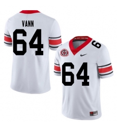 2020 Men #64 David Vann Georgia Bulldogs 1980 National Champions 40th Anniversary College Football