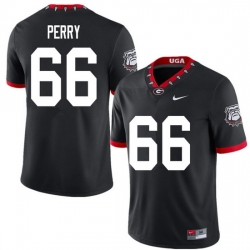 2020 Men #66 Dalton Perry Georgia Bulldogs Mascot 100th Anniversary College Football Jerseys Sale-Bl