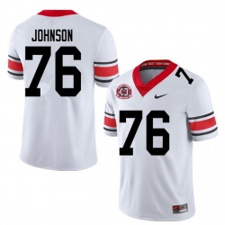 2020 Men #76 Miles Johnson Georgia Bulldogs 1980 National Champions 40th Anniversary College Footbal