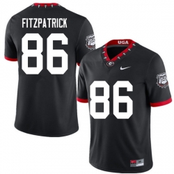 2020 Men #86 John FitzPatrick Georgia Bulldogs Mascot 100th Anniversary College Football Jerseys Sal