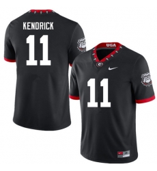 Men #11 Derion Kendrick Georgia Bulldogs College Football Jerseys Sale-100th Anniversary