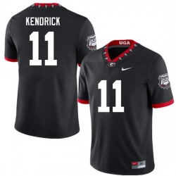 Men #11 Derion Kendrick Georgia Bulldogs College Football Jerseys Sale-100th Anniversary