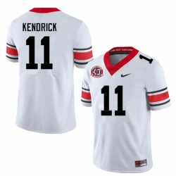 Men #11 Derion Kendrick Georgia Bulldogs College Football Jerseys Sale-40th Anniversary