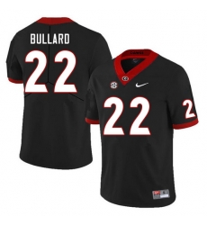 Men #22 Javon Bullard Georgia Bulldogs College Football Jerseys Sale-Black