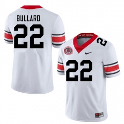 Men #22 Javon Bullard Georgia Bulldogs Nationals Champions 40th Anniversary College Football Jerseys