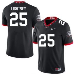 Men #25 E.J. Lightsey Georgia Bulldogs College Football Jerseys Sale-100th Anniversary