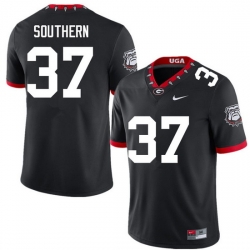 Men #37 Drew Southern Georgia Bulldogs College Football Jerseys Sale-100th Anniversary