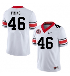 Men #46 George Vining Georgia Bulldogs Nationals Champions 40th Anniversary College Football Jerseys