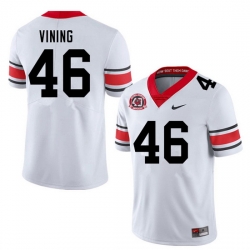 Men #46 George Vining Georgia Bulldogs Nationals Champions 40th Anniversary College Football Jerseys