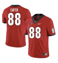 Men #88 Jalen Carter Georgia Bulldogs College Football Jerseys Sale Red