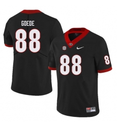 Men #88 Ryland Goede Georgia Bulldogs College Football Jerseys Sale-Black