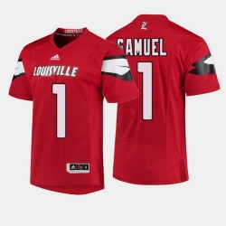 Louisville Cardinals Traveon Samuel College Football Red Jersey