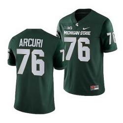 Michigan State Spartans Aj Arcuri Green College Football Game Jersey