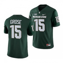 Michigan State Spartans Angelo Grose Green College Football Men Jersey