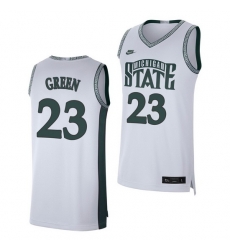 Michigan State Spartans Draymond Green White Retro Limited Men'S Jersey 0