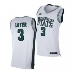 Michigan State Spartans Foster Loyer White Limited Retro Michigan State Spartans Jersey