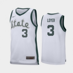 Michigan State Spartans Foster Loyer White Retro Replica Men'S Jersey