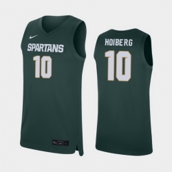 Michigan State Spartans Jack Hoiberg Green Replica Men'S Jersey