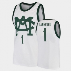 Michigan State Spartans Josh Langford White Vault Mac Men'S Jersey