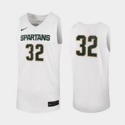 Michigan State Spartans White Replica Men'S Jersey