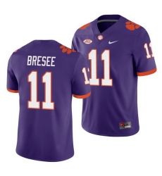 Clemson Tigers Bryan Bresee Purple College Football Men'S Jersey