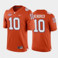 Clemson Tigers Derion Kendrick Orange Home Men'S Jersey