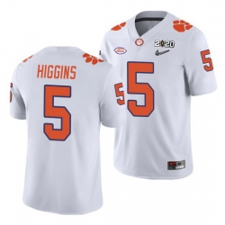 Clemson Tigers Tee Higgins White College Football Men'S Jersey