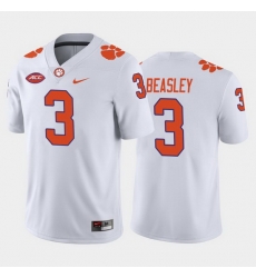 Clemson Tigers Vic Beasley White Away Men'S Jersey