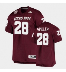 Men Texas A&M Aggies Isaiah Spiller Alumni Football Game Maroon Jersey