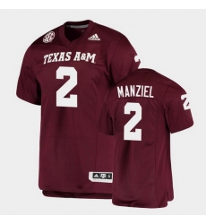 Men Texas A&M Aggies Johnny Manziel Alumni Football Game Maroon Jersey