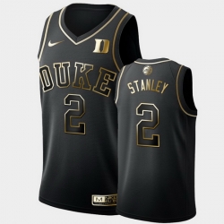 Duke Blue Devils Cassius Stanley Black 2019 Golden Edition Men'S Jersey