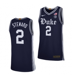 Duke Blue Devils Dj Steward Navy Alternate Men'S Jersey